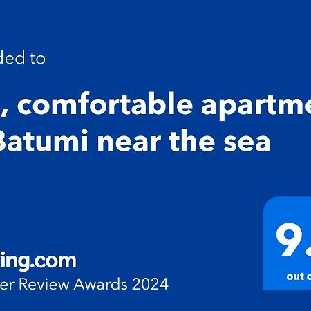 Big, Comfortable Apartment In Batumi Near The Sea Exteriör bild